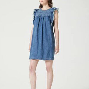 AG Adriano Goldschmied Jennifer A-Line Denim Mini Dress Size XS